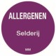 Allergie sticker 'Selderij' rond 25 mm, 1000/rol