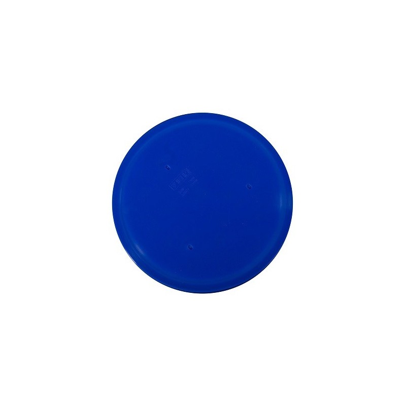 Deksel blauw voor rond bord
