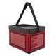 Beach Box met textielen tas rood